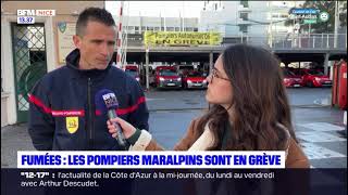 Alpes-Maritimes: 90% des sapeurs-pompiers en grève depuis le 8 février